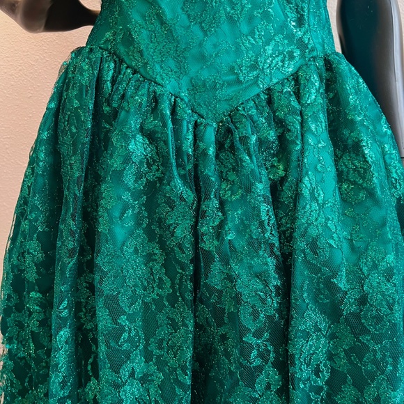 Vintage Gunne Sax by Jessica McClintock Lace Party Dress, Size13/14, Never Worn - Picture 5 of 8